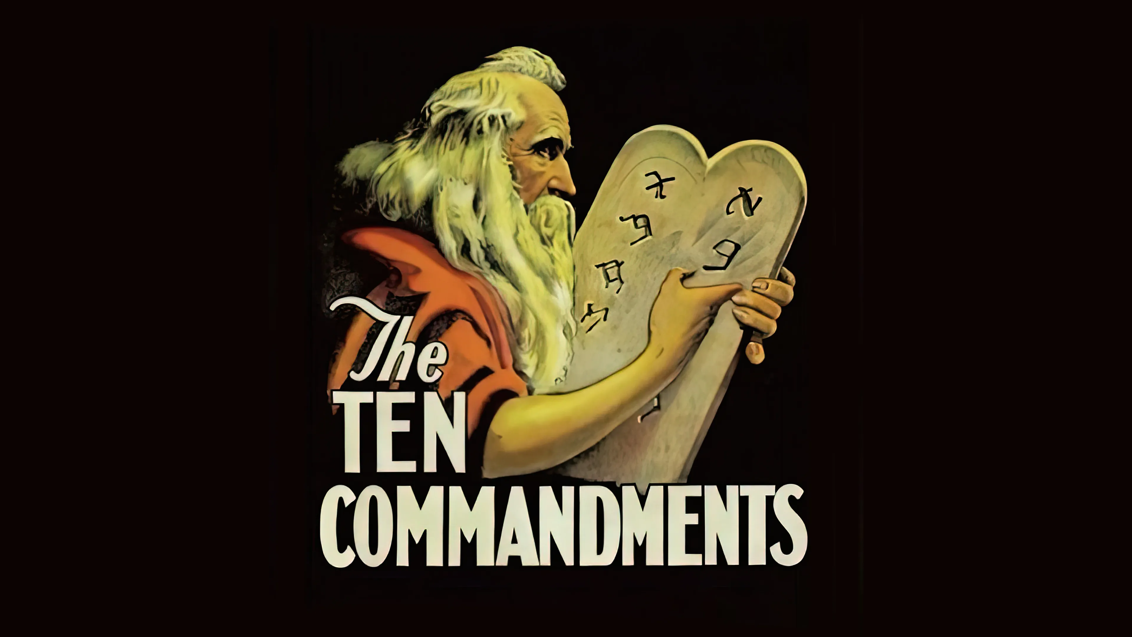The Ten Commandments poster